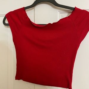brandy melville red top